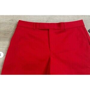 Polo Ralph Lauren Womens Golf Short Red 16 Twill Chino Cotton